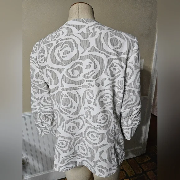 Tanjay Petites Abstract Jacket Size 10P - Picture 3 of 4